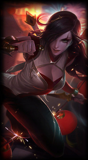 Warring Kingdoms Katarina loading screen art