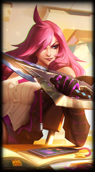 Battle Academia Katarina loading screen art