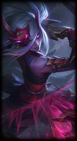 Blood Moon Katarina loading screen art