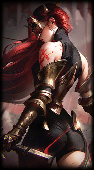 Chosen of the Wolf Katarina loading screen art