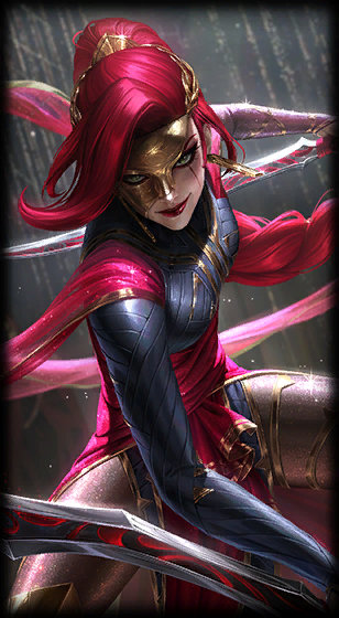 Prestige Masque of the Black Rose Katarina loading screen art