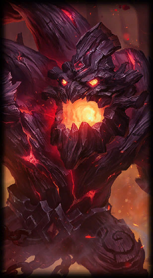 Charred Maokai loading screen art