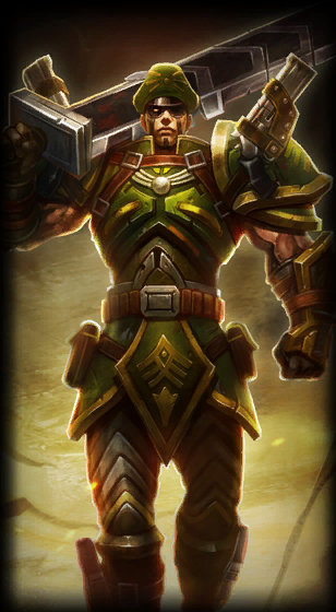 Commando Jarvan IV loading screen art