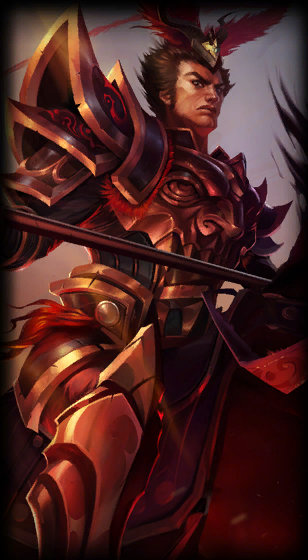 Warring Kingdoms Jarvan IV loading screen art