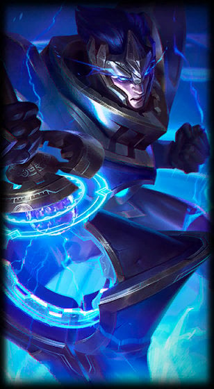 Hextech Jarvan IV loading screen art