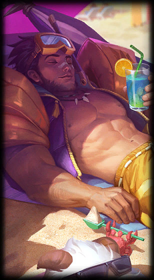 Pool Party Jarvan IV loading screen art