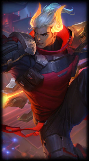 Lunar Beast Jarvan IV loading screen art