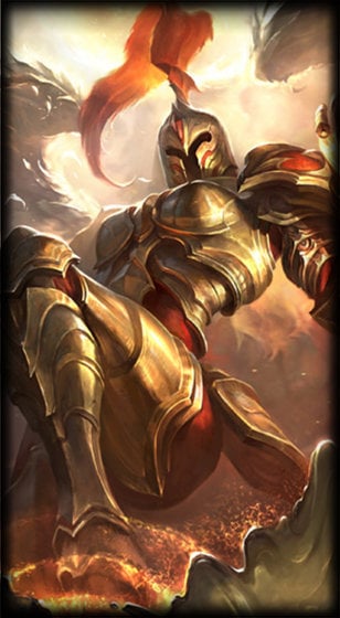Classic 2012 Kayle loading screen art