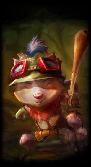 Classic Teemo loading screen art