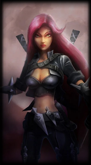 Classic Katarina loading screen art