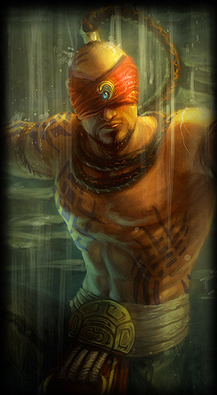 Classic Lee Sin loading screen art