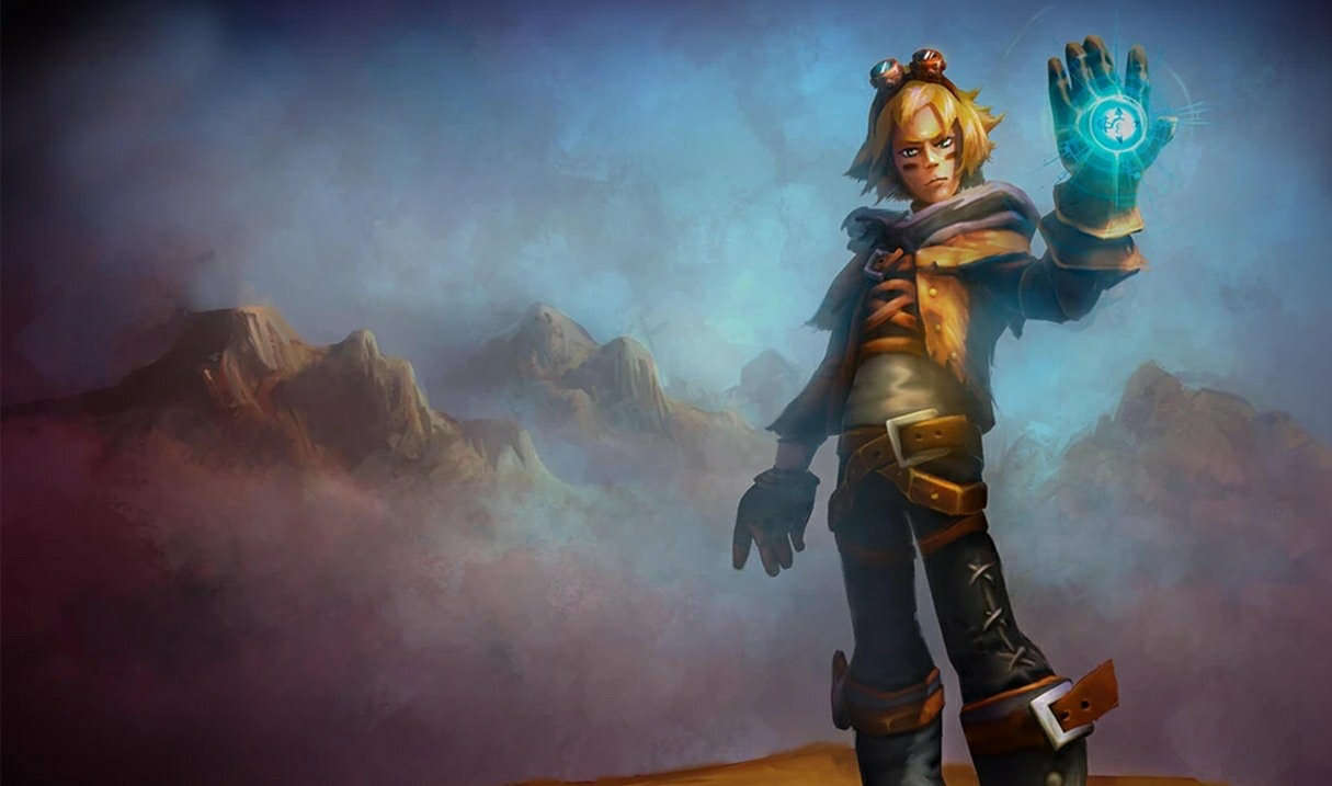 Classic Ezreal splash art