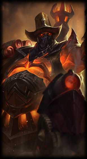 High Noon Urgot loading screen art
