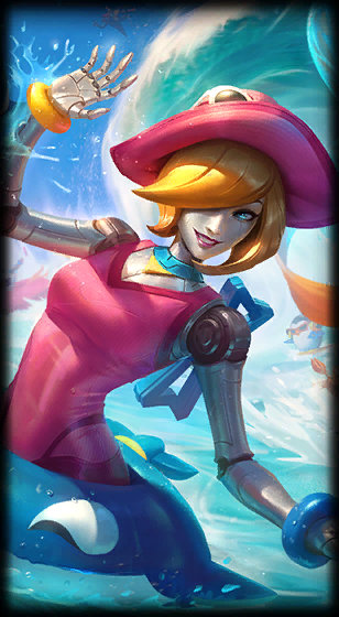 Pool Party Orianna loading screen art