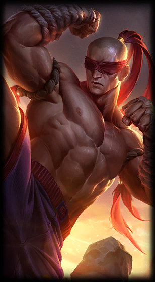 Muay Thai Lee Sin loading screen art