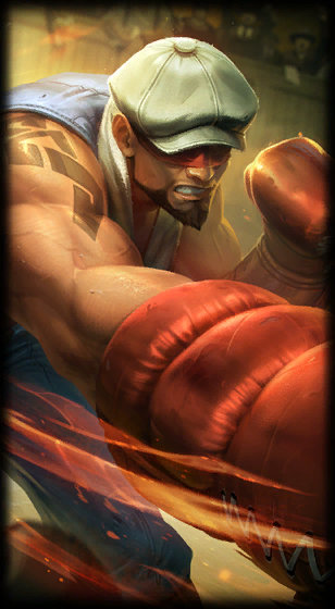 Knockout Lee Sin loading screen art