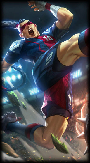Playmaker Lee Sin loading screen art