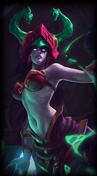 Jade Fang Cassiopeia loading screen art