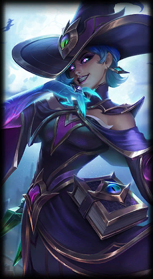 Bewitching Cassiopeia loading screen art