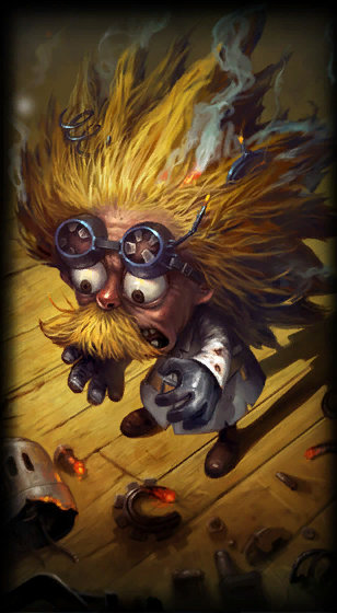 Blast Zone Heimerdinger loading screen art