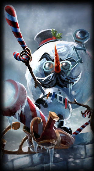 Snowmerdinger (Heimerdinger) loading screen art
