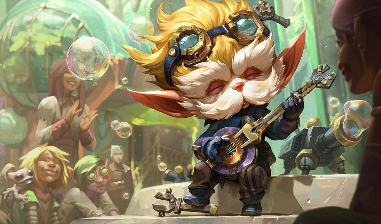 Arcane Professor Heimerdinger splash art