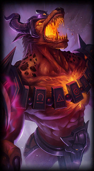 Infernal Nasus loading screen art