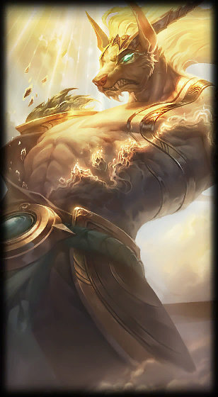 Lunar Guardian Nasus loading screen art