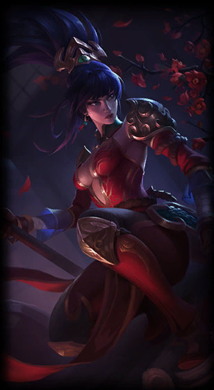 Warring Kingdoms Nidalee loading screen art