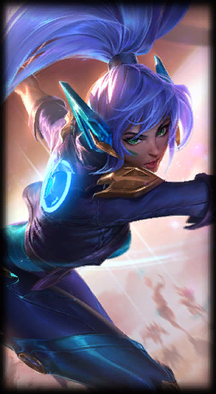 Super Galaxy Nidalee loading screen art