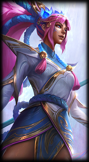Spirit Blossom Nidalee splash art