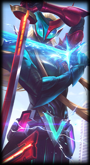 Masked Justice Yone loading screen art