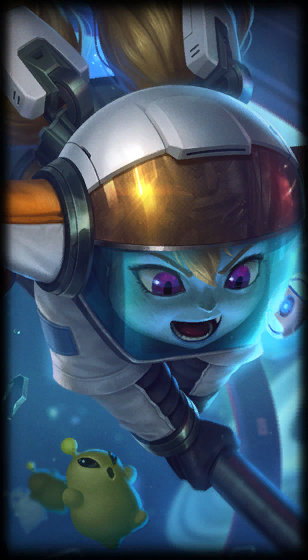 Astronaut Poppy loading screen art