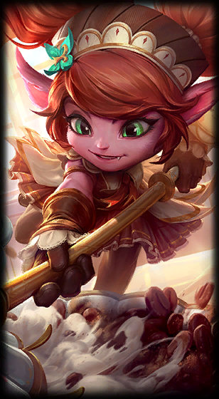 Cafe Cuties Poppy loading screen art