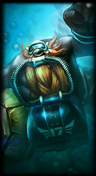 Scuba Gragas loading screen art
