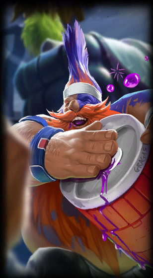 Superfan Gragas loading screen art