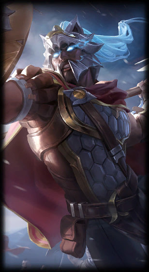 Glaive Warrior Pantheon loading screen art