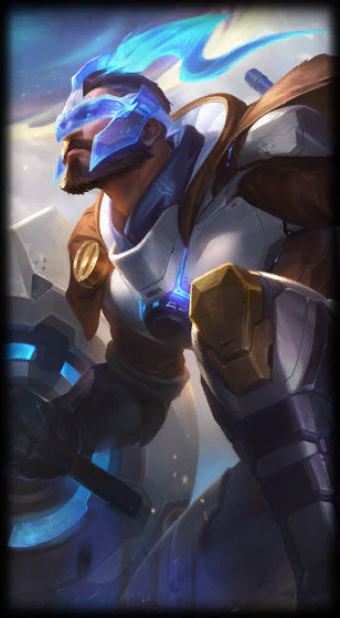 Pulsefire Pantheon loading screen art