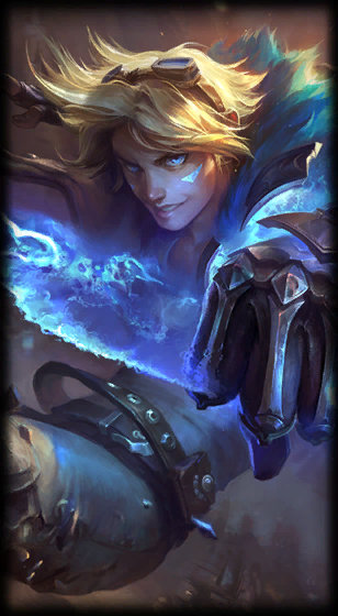 Ezreal loading screen art