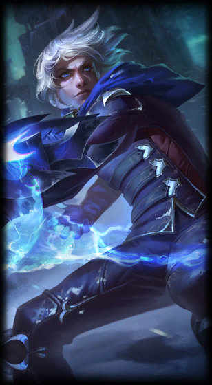Frosted Ezreal loading screen art