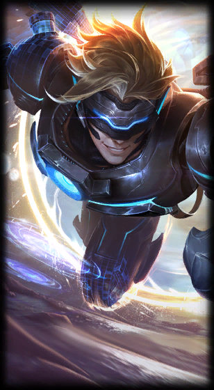 Pulsefire Ezreal loading screen art