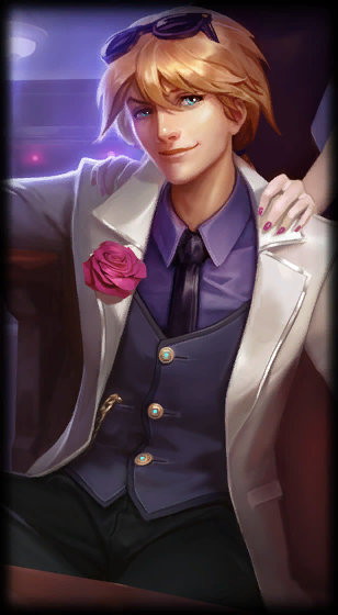 Debonair Ezreal loading screen art