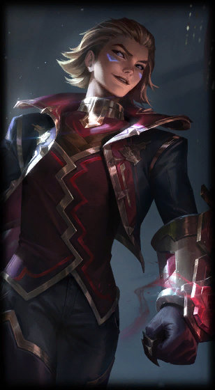 Masque of the Black Rose Ezreal loading screen art