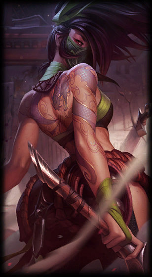 Akali splash art