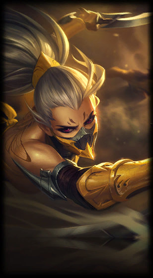 Stinger Akali loading screen art