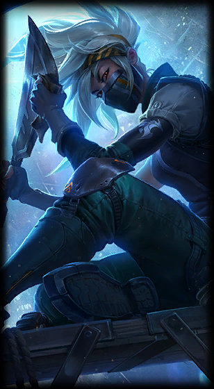 Silverfang Akali loading screen art