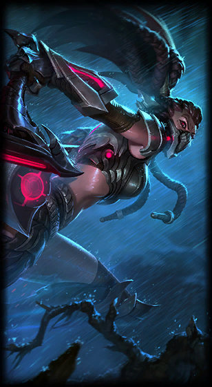 Headhunter Akali loading screen art