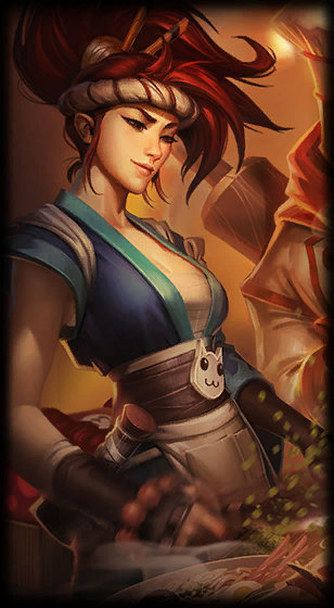 Sashimi Akali loading screen art