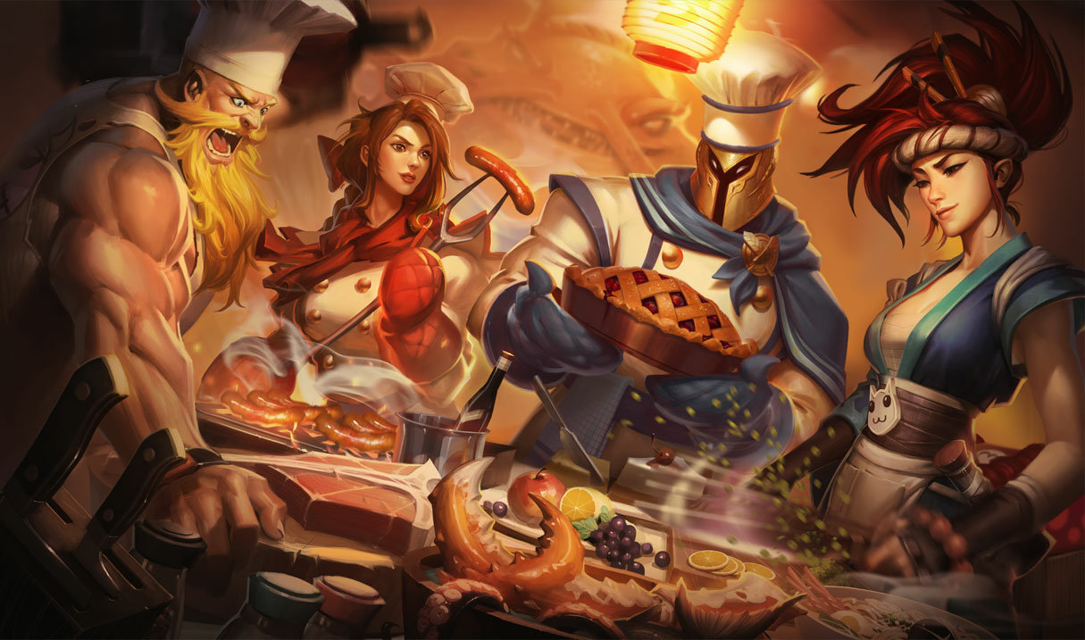 Sashimi Akali splash art