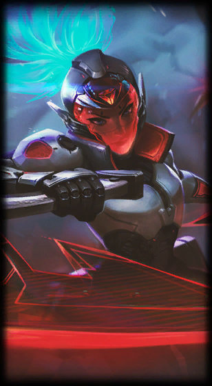 PROJECT: Akali loading screen art